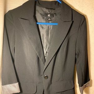 Black formal blazer